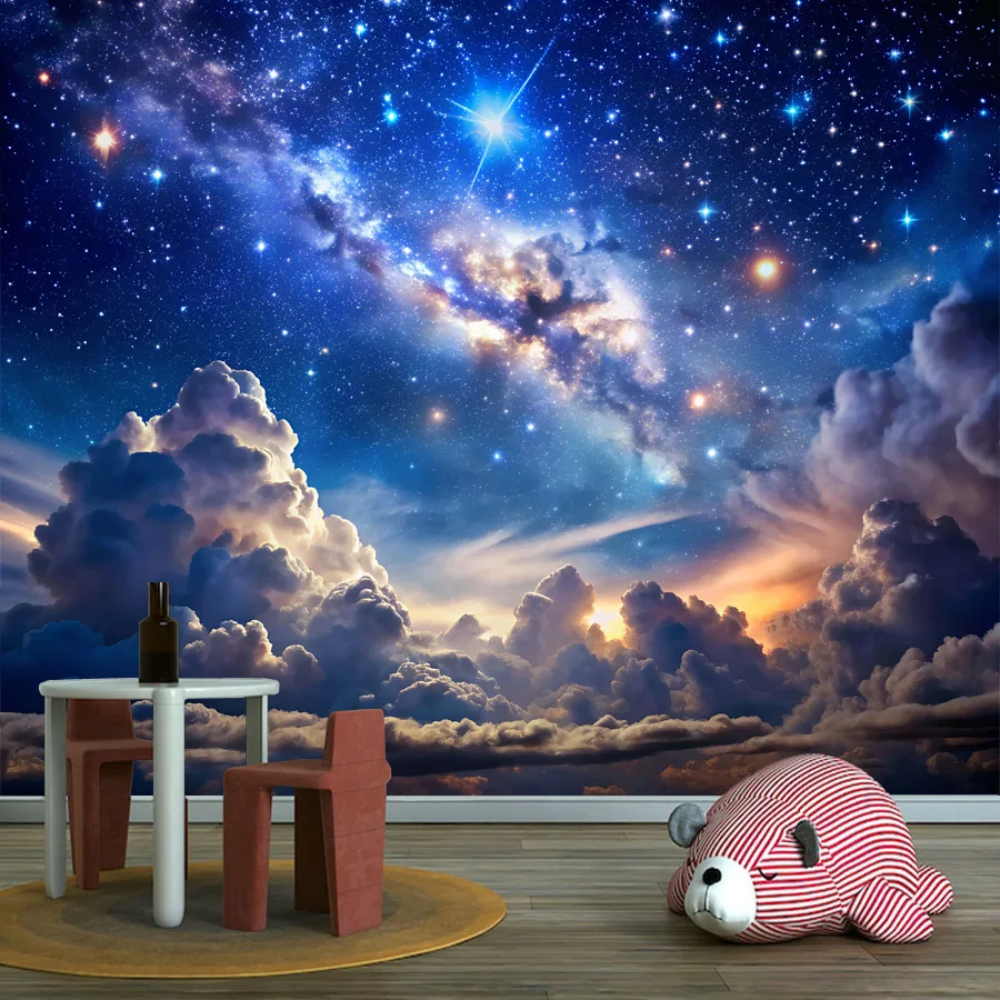 Self Adhesive Optional, 15+ Waterproof Galaxy Star Night Space Wallpaper for Living Room Walls Art Panel Home Decor Murals Deco
Self Adhesive Optional, 15+ Waterproof Galaxy Star Night Space Wallpaper for Living Room Walls Art Panel Home Decor Murals Deco