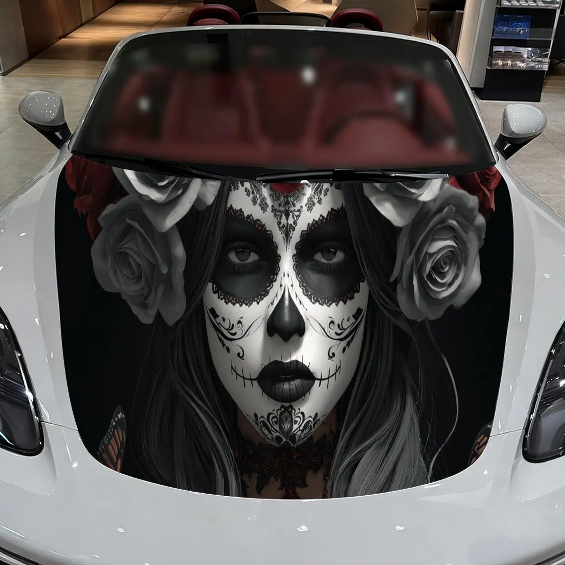 Strange Woman Car Hood Sticker PVC Self Waterproof Stick, Striking Auto Exterior Accessories Decor Protect Gift for Car Lover
Strange Woman Car Hood Sticker PVC Self Waterproof Stick, Striking Auto Exterior Accessories Decor Protect Gift for Car Lover