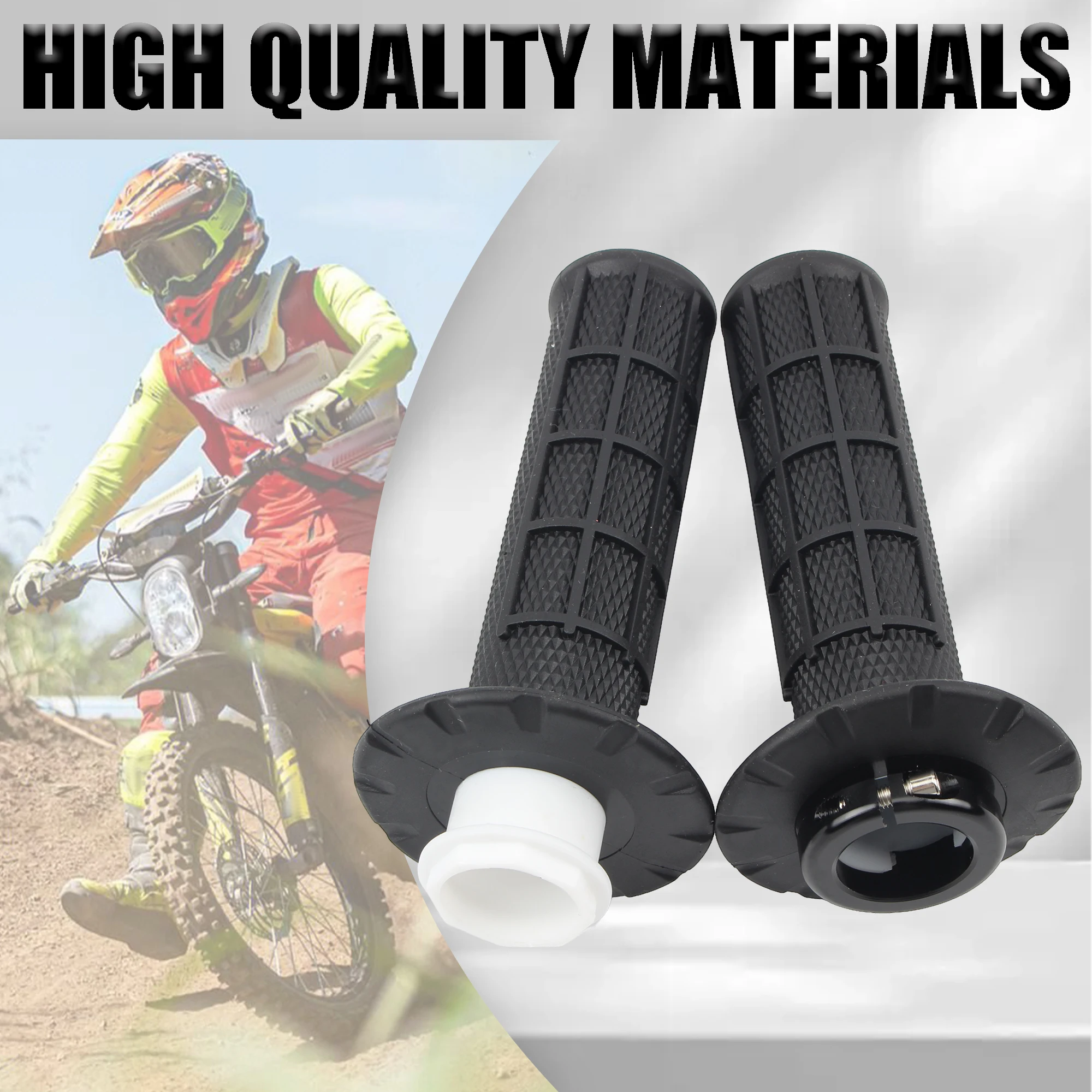 7/8" 22mm Universal Motorcycle Grips Snap-on Cam Hand Grip For KTM CRF SXF EXC Yamaha Honda Kawasaki Suzuki Motocross Dirt Bike
7/8" 22mm Universal Motorcycle Grips Snap-on Cam Hand Grip For KTM CRF SXF EXC Yamaha Honda Kawasaki Suzuki Motocross Dirt Bike