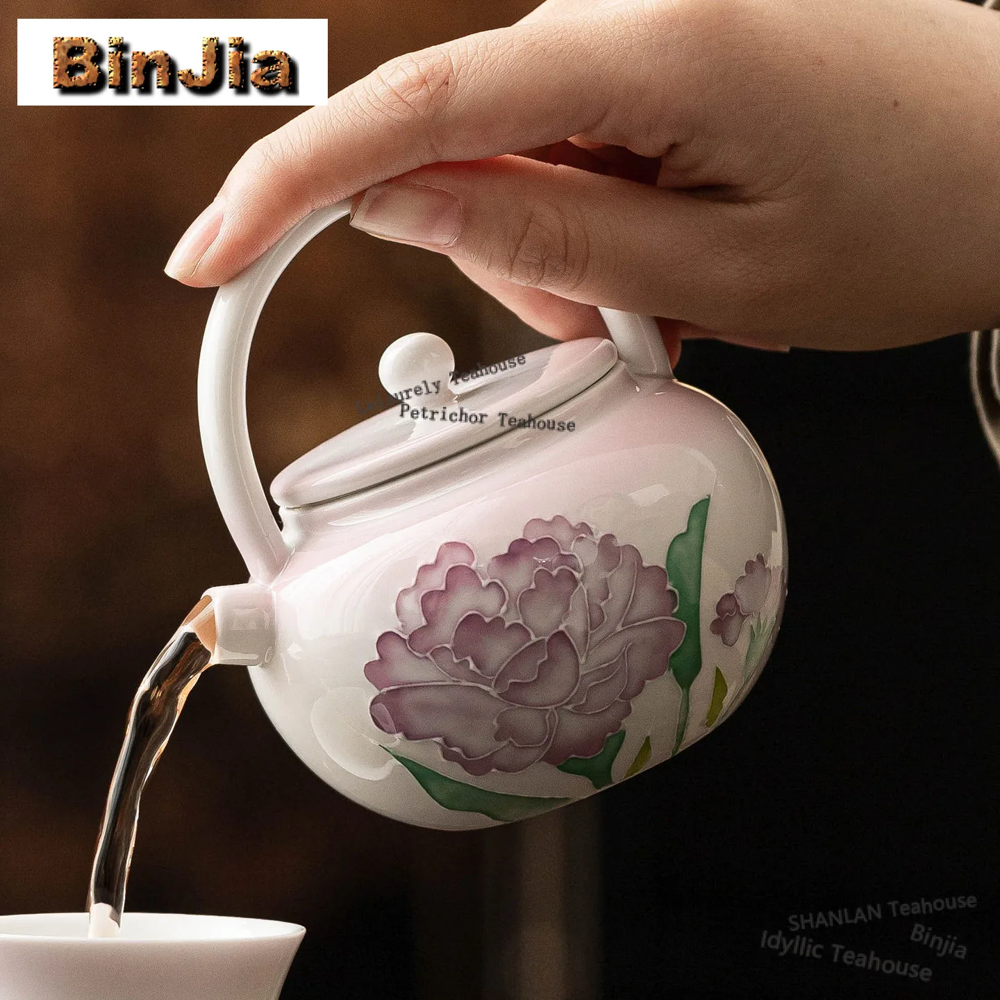 140ml Gradient Purple Lifting Handle Pot Hand-painted Pile Carved Carnation Tea Infuser Pot Tea Maker Kettle Tea Services Gifts
140ml Gradient Purple Lifting Handle Pot Hand-painted Pile Carved Carnation Tea Infuser Pot Tea Maker Kettle Tea Services Gifts