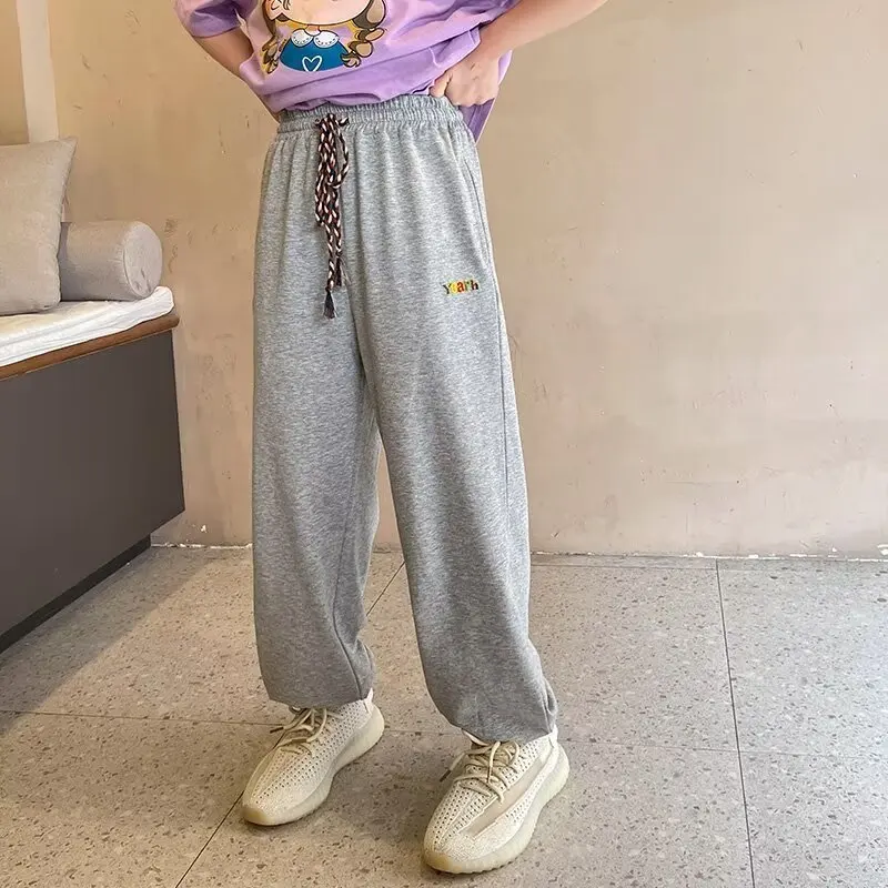 Fashionable Trousers New Style Lace-up Pants Trendy Harajuku Children's Clothing Women's Casual Popular Pants Versatile Summer
Fashionable Trousers New Style Lace-up Pants Trendy Harajuku Children's Clothing Women's Casual Popular Pants Versatile Summer