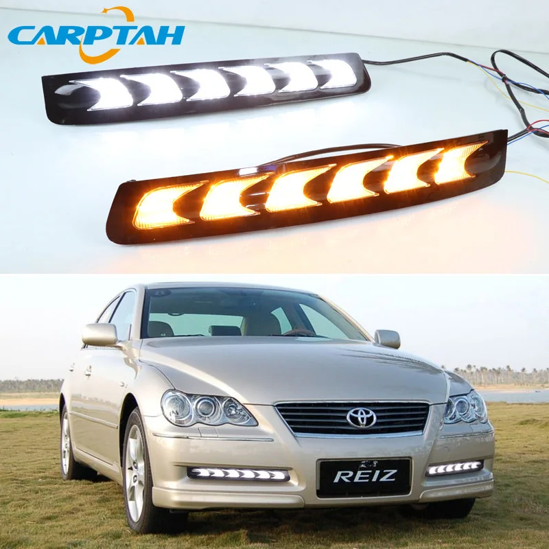 Автомобильные дневные ходовые огни, дневные ходовые огни для Toyota Mark X 2004-2009, желтый сигнал поворота, ночные синие ходовые огни, автомобильная противотуманка
Автомобильные дневные ходовые огни, дневные ходовые огни для Toyota Mark X 2004-2009, желтый сигнал поворота, ночные синие ходовые огни, автомобильная противотуманка