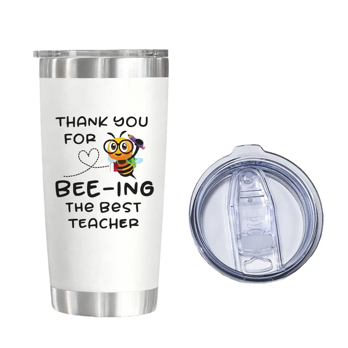Thank You For Bee-ing The Best Teacher Vacuum Flask 20 oz - Teacher Appreciation Gift Insulated Water Glass
Thank You For Bee-ing The Best Teacher Vacuum Flask 20 oz - Teacher Appreciation Gift Insulated Water Glass