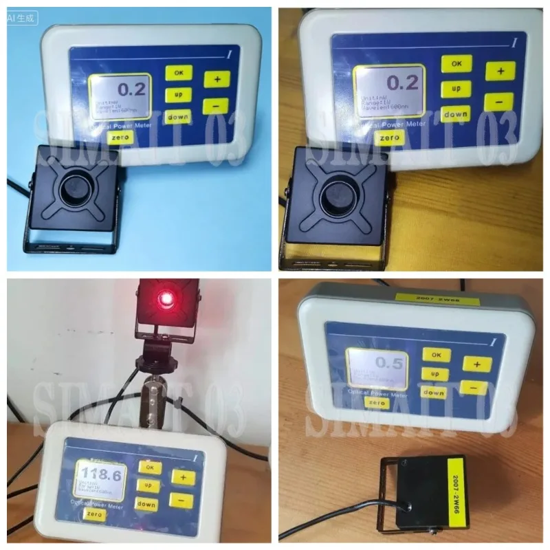 0.1mW-2W Optical Power Meter 0.1mW Resolution 200nm-20μm Wavelength Range with Data Logging
0.1mW-2W Optical Power Meter 0.1mW Resolution 200nm-20μm Wavelength Range with Data Logging