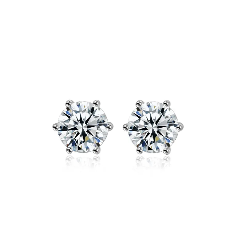 Moissanite earrings female Moissanite earrings Valentine's Day sterling silver s925 one-carat wrapped Moissanite earrings
Moissanite earrings female Moissanite earrings Valentine's Day sterling silver s925 one-carat wrapped Moissanite earrings