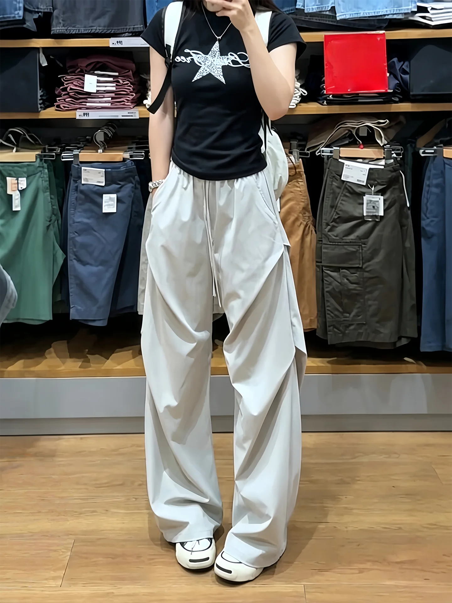 Quick Dry Ice Silk Straight Leg Pants Men Women Summer Thin Style Workwear Trousers Casual Pants Breathable Comfortable Polye...
Quick Dry Ice Silk Straight Leg Pants Men Women Summer Thin Style Workwear Trousers Casual Pants Breathable Comfortable Polye...
