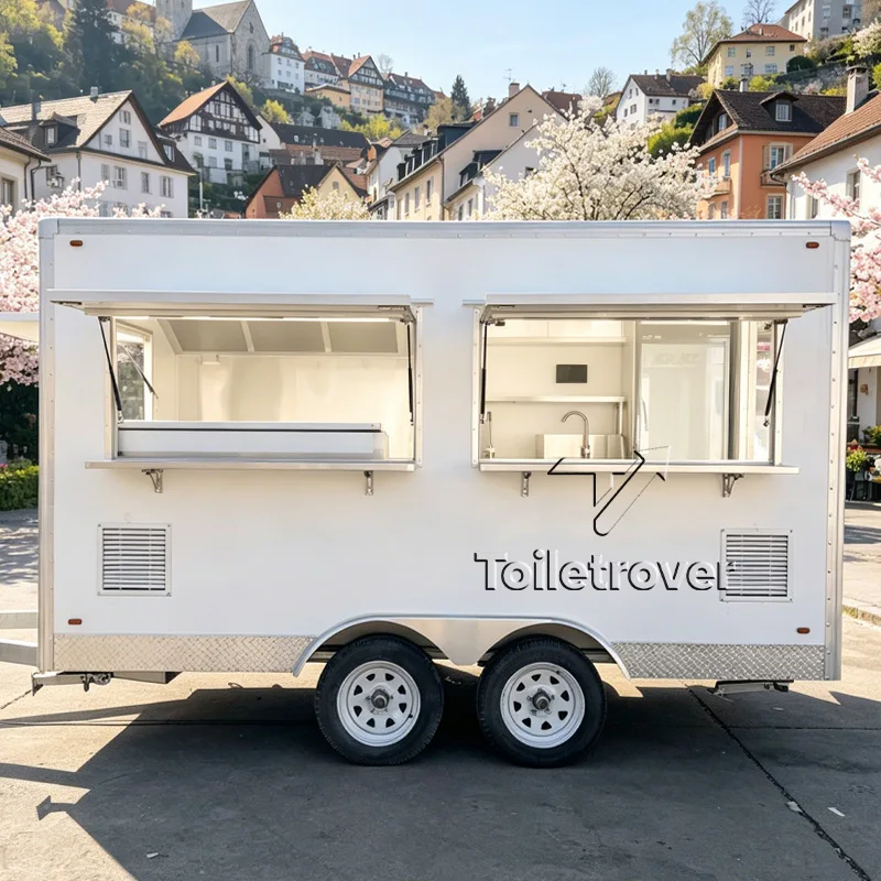 Luxury Food Truck Carts Custom Trailer Food Truck Ice Cream Food Truck Mobile Food Truck with Air Conditioner Fridge
Luxury Food Truck Carts Custom Trailer Food Truck Ice Cream Food Truck Mobile Food Truck with Air Conditioner Fridge
