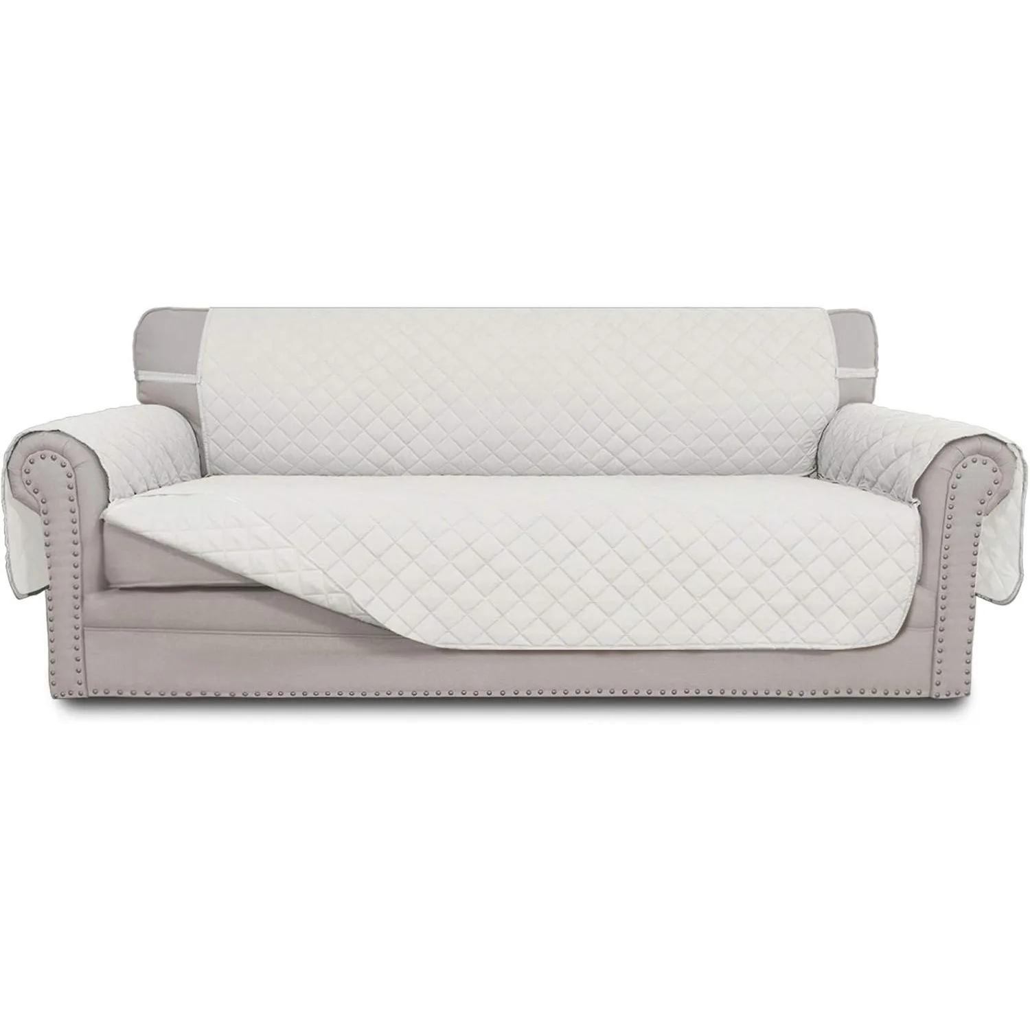 Reversible Oversized Couch Cover for 3 Cushion Couch Sofa Cover for Dogs Water Resistant (Oversized Sofa, Ivory/Ivory)
Reversible Oversized Couch Cover for 3 Cushion Couch Sofa Cover for Dogs Water Resistant (Oversized Sofa, Ivory/Ivory)