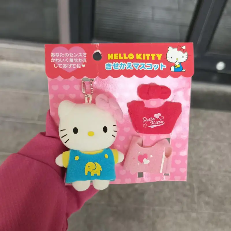 Kawaii Hello Kitty Plush Pendant Removable Elephant Costume Dressable Doll Hanging Ornament for Gift Collection Decoration
Kawaii Hello Kitty Plush Pendant Removable Elephant Costume Dressable Doll Hanging Ornament for Gift Collection Decoration