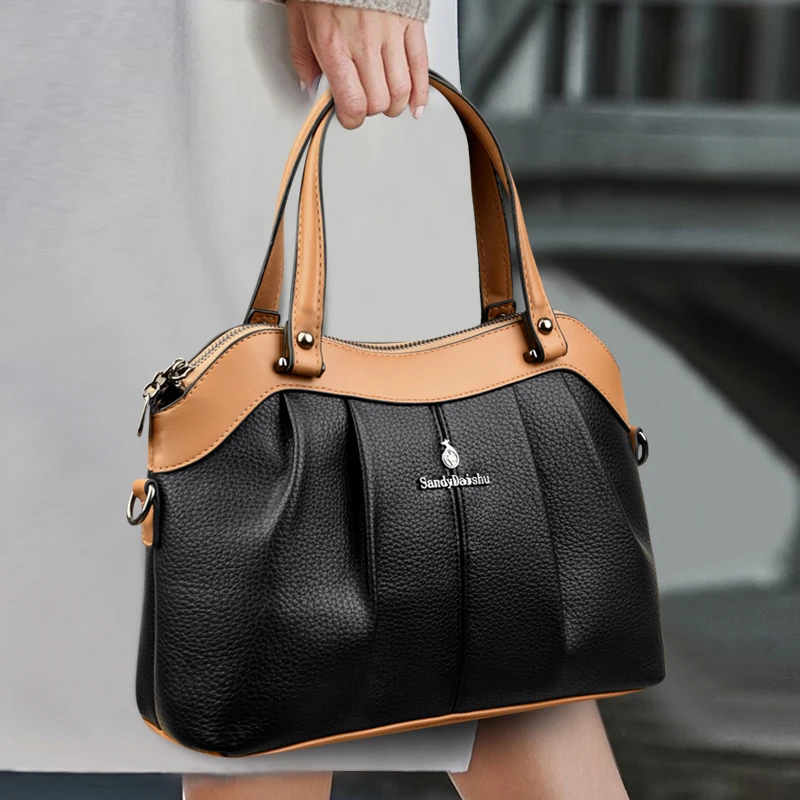 Retro Soft PU Leather Women Shoulder Underarm Bags Casual Solid Color Small Top-Handle Handbags Ladies Fashion Shoulder Bags New
Retro Soft PU Leather Women Shoulder Underarm Bags Casual Solid Color Small Top-Handle Handbags Ladies Fashion Shoulder Bags New