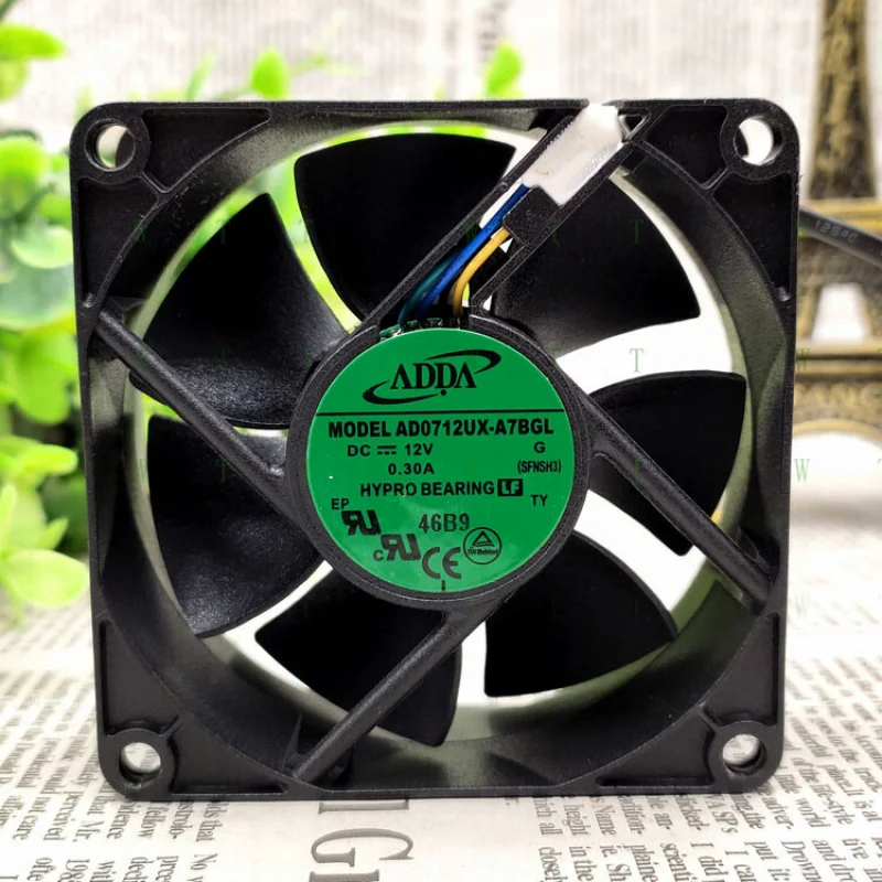 H 1 шт. ADDA AD0712UX-A7BGL 7025 12 В 0,30 А ШИМ умный охлаждающий вентилятор
H 1 шт. ADDA AD0712UX-A7BGL 7025 12 В 0,30 А ШИМ умный охлаждающий вентилятор