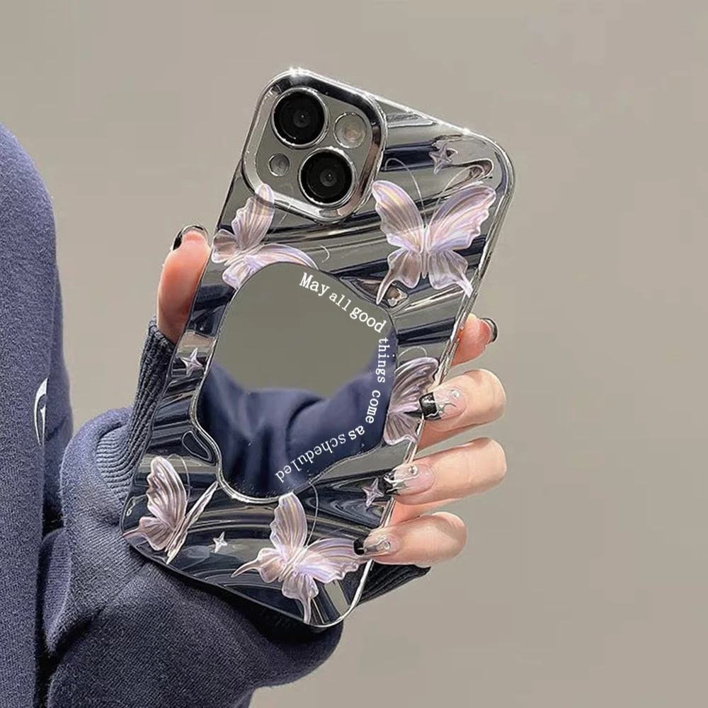 Pink Butterfly Mirror Case For Samsung A55 5G A54 A53 A35 A33 A52 A51 A32 A16 A15 A14 A13 A12 Wrist Chain Pearl Bracelet Cover
Pink Butterfly Mirror Case For Samsung A55 5G A54 A53 A35 A33 A52 A51 A32 A16 A15 A14 A13 A12 Wrist Chain Pearl Bracelet Cover