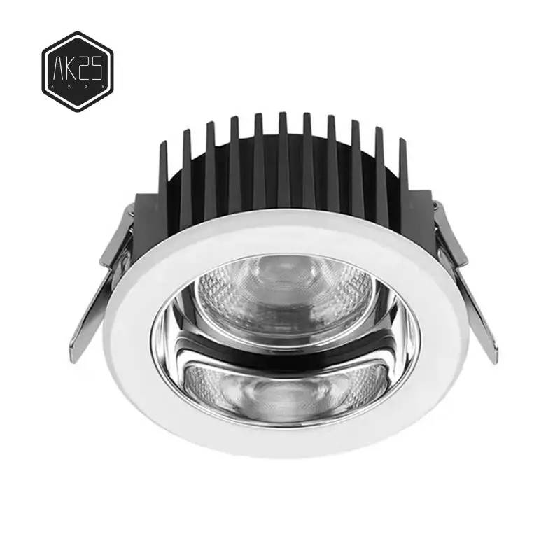 AK25-Anti-Glare Led Reflector Spotlight Narrow Embedded Ultra-Thin 12W Led COB Downlight For Dining Corridor Room Lighting
AK25-Anti-Glare Led Reflector Spotlight Narrow Embedded Ultra-Thin 12W Led COB Downlight For Dining Corridor Room Lighting