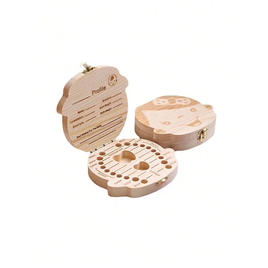 Wooden Baby Tooth Storage Box Kids Teeth Organizer Collection Baby Souvenirs Gifts Keepsakes for Boys Girls
Wooden Baby Tooth Storage Box Kids Teeth Organizer Collection Baby Souvenirs Gifts Keepsakes for Boys Girls