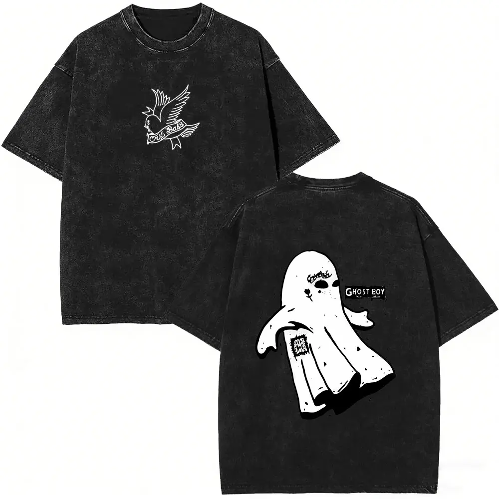 Washed Vintage Rapper Lil Peep Crybaby Print T-shirt Men Women Fashion Hip Hop Oversized Short Sleeve T Shirts Men's Streetwear
Washed Vintage Rapper Lil Peep Crybaby Print T-shirt Men Women Fashion Hip Hop Oversized Short Sleeve T Shirts Men's Streetwear