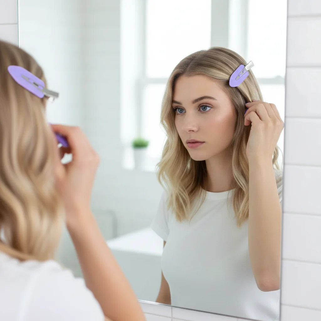 Women Fashion Seamless Hair Clip Fix Fringe Hair Accessories No Crease Hairpin Hair Styling Professional No Bend Barrettes
Women Fashion Seamless Hair Clip Fix Fringe Hair Accessories No Crease Hairpin Hair Styling Professional No Bend Barrettes