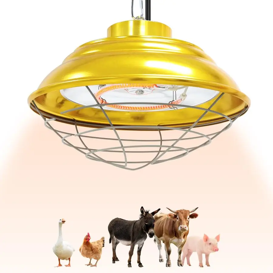Подвесной обогреватель для курятника, 600 Вт, 2 уровня нагрева, премиум-класса, водонепроницаемый, с широким диапазоном обогрева, для крупного рогатого скота, лошадей, ослов, домашней птицы
Подвесной обогреватель для курятника, 600 Вт, 2 уровня нагрева, премиум-класса, водонепроницаемый, с широким диапазоном обогрева, для крупного рогатого скота, лошадей, ослов, домашней птицы