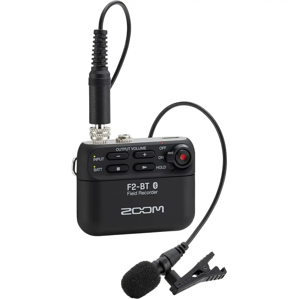 2-BT Lavalier Recorder with Bluetooth, 32-Bit loat Recording, Audio or Video, WirelTimecode Synchronization, Records to SD, and
2-BT Lavalier Recorder with Bluetooth, 32-Bit loat Recording, Audio or Video, WirelTimecode Synchronization, Records to SD, and