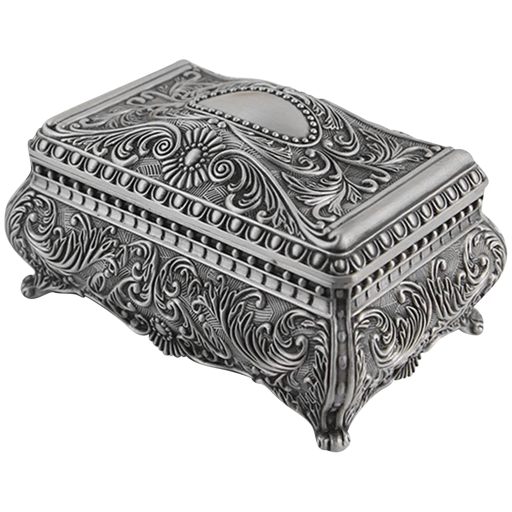 Vintage Small Jewelry Box European Style Footed Alloy Trinket Storage Organizer Case For Girls Women Portable Lightweight Vanity
Vintage Small Jewelry Box European Style Footed Alloy Trinket Storage Organizer Case For Girls Women Portable Lightweight Vanity