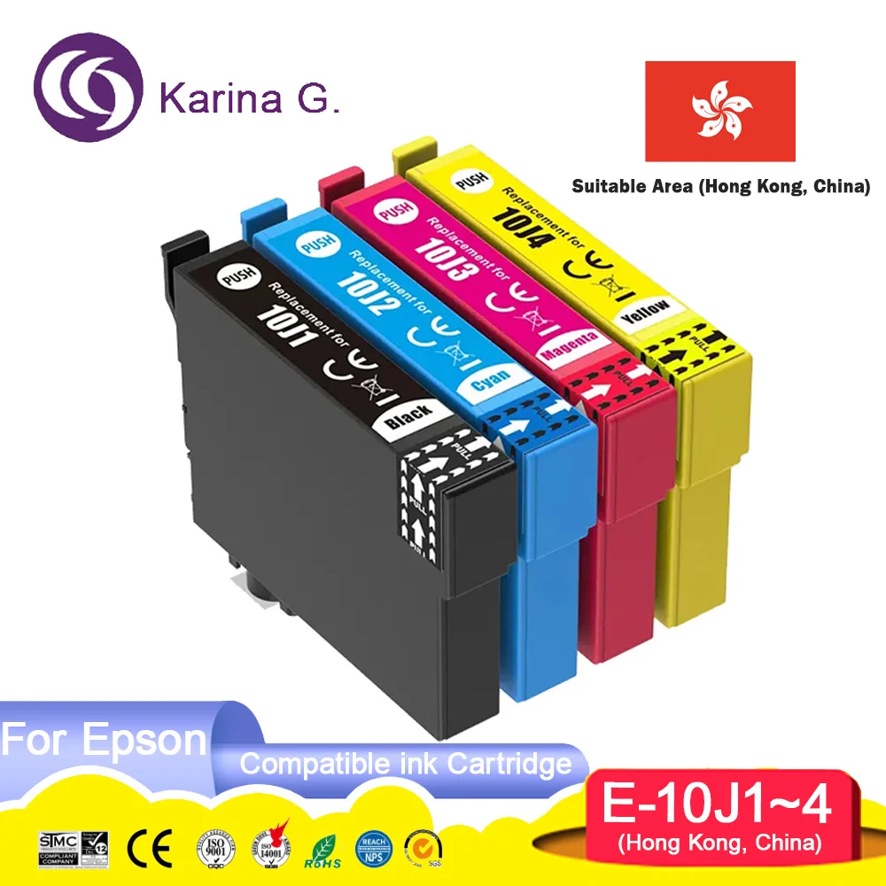 Hong Kong 10J T10J T10J1 T10J2 T10J3 T10J4 Цветной совместимый картридж премиум-класса InkJet для принтера Epson XP-2200 XP-2205
Hong Kong 10J T10J T10J1 T10J2 T10J3 T10J4 Цветной совместимый картридж премиум-класса InkJet для принтера Epson XP-2200 XP-2205
