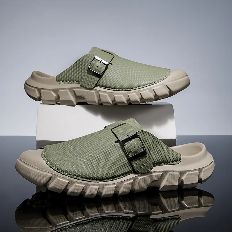Summer Mens Casual Shoes Mesh Breathable Half Slippers Fashion Walking Sneakers Handmade Male Sandals Lightweight Non-slip Clogs
Summer Mens Casual Shoes Mesh Breathable Half Slippers Fashion Walking Sneakers Handmade Male Sandals Lightweight Non-slip Clogs