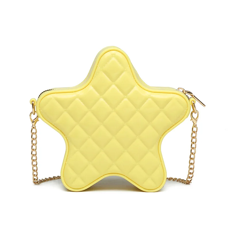 Cute Star Shape Pvc Crossbody Bag Soli Color Plaid Print Mini Chain Shoulder Bags Versatile Girl Summer Commuting Messenger Pack
Cute Star Shape Pvc Crossbody Bag Soli Color Plaid Print Mini Chain Shoulder Bags Versatile Girl Summer Commuting Messenger Pack