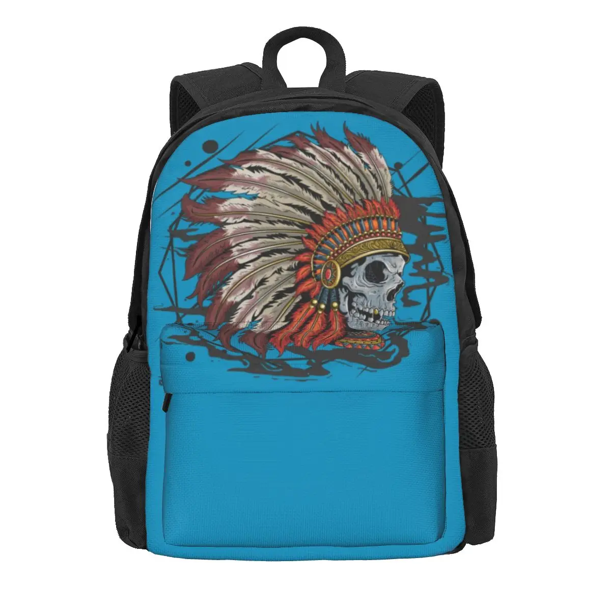 Рюкзак с геометрическим рисунком в виде черепа
Рюкзак с геометрическим рисунком в виде черепа