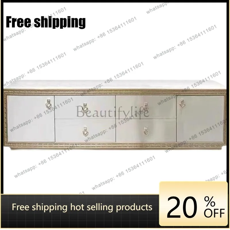 XX American light luxury solid wood TV cabinet Modern simple living room TV cabinet
XX American light luxury solid wood TV cabinet Modern simple living room TV cabinet