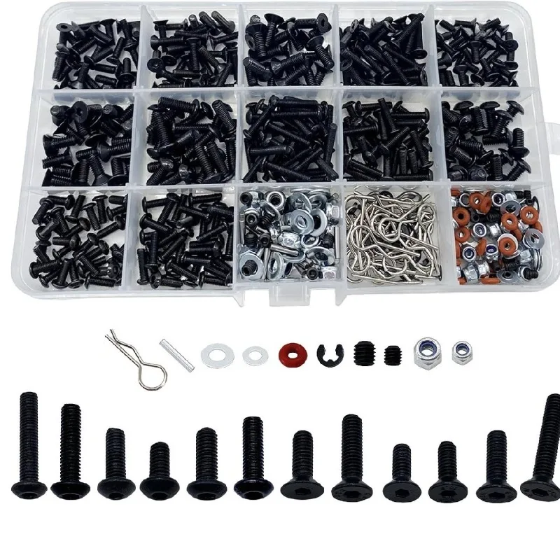 520 Universal Remote Control Screw Kit Screw Combination Kit Suitable for Proportional Remote Control Track Car Truck 3 Kit
520 Universal Remote Control Screw Kit Screw Combination Kit Suitable for Proportional Remote Control Track Car Truck 3 Kit