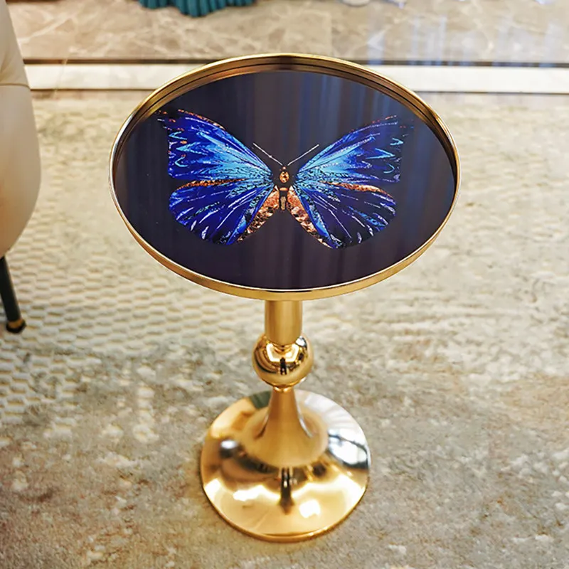 Luxury Gold Edge Coffee Table French Creative Home Minimalist Side Table for Living Room
Luxury Gold Edge Coffee Table French Creative Home Minimalist Side Table for Living Room