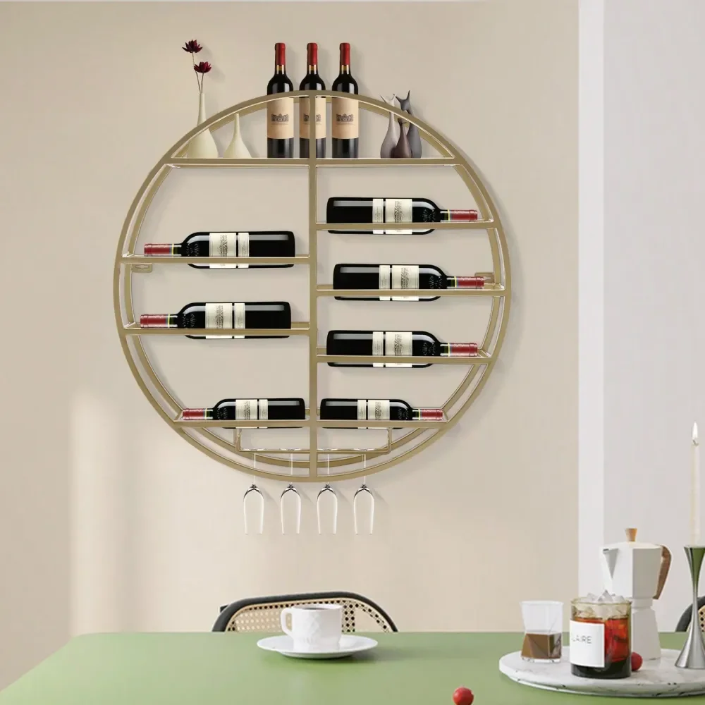 Wall Mounted Wine Rack, Gold Metal Wine Glass Shelf Goblet Holder, 23.6 Modern Floating Wine Bottle Organizer For Home Bar Kitc
Wall Mounted Wine Rack, Gold Metal Wine Glass Shelf Goblet Holder, 23.6 Modern Floating Wine Bottle Organizer For Home Bar Kitc