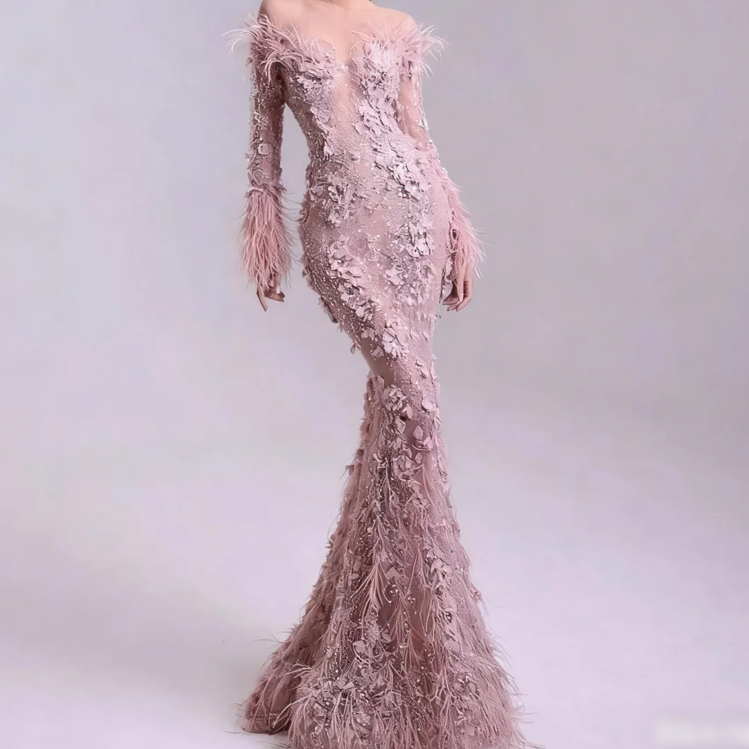 Charming Exquisite 3D Florals Luxury Long Dresses 2025 Woman Pink Elegant A Line Evening Dresses Customized
Charming Exquisite 3D Florals Luxury Long Dresses 2025 Woman Pink Elegant A Line Evening Dresses Customized