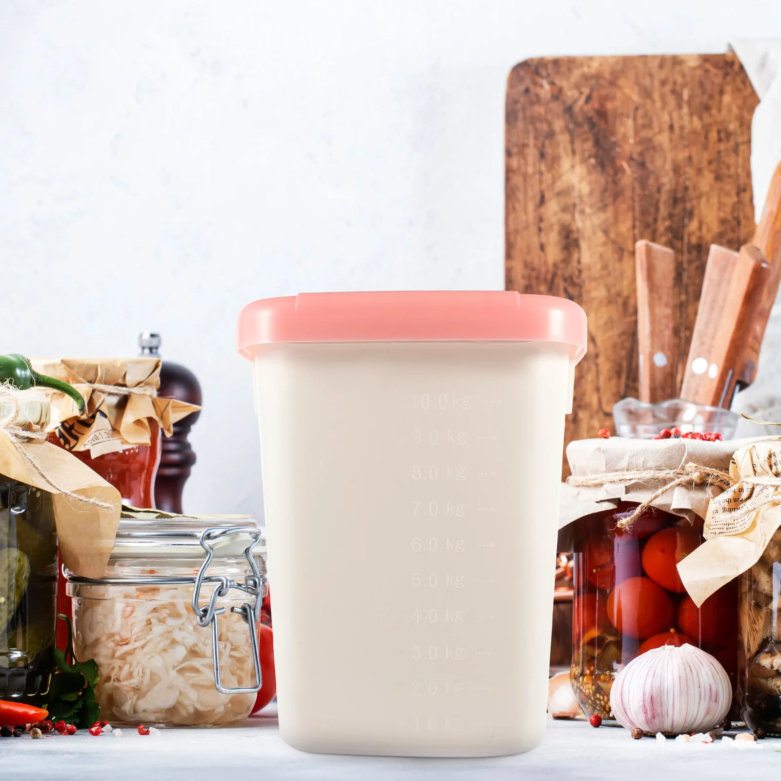 10Kg Rice Storage Box Dustproof MoistureProof InsectProof Kitchen Food Container Grain Bin Dry Cereal Containers Plastic Storage
10Kg Rice Storage Box Dustproof MoistureProof InsectProof Kitchen Food Container Grain Bin Dry Cereal Containers Plastic Storage
