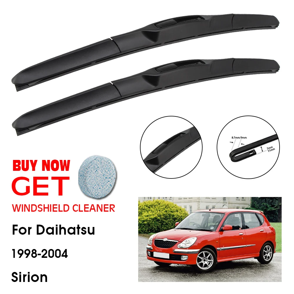 Car Wiper Blade For Daihatsu Sirion 19"+18" 1998-2004 Front Window Washer Windscreen Windshield Wipers Blades Accessories
Car Wiper Blade For Daihatsu Sirion 19"+18" 1998-2004 Front Window Washer Windscreen Windshield Wipers Blades Accessories