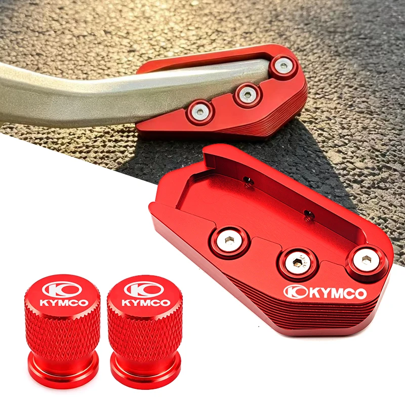 For KYMCO AK550 AK575 Premium CV3 575 2022-2026+ Motorcycle Side Stand Enlarged Plate Kickstand & Tire Valve Caps Accessories
For KYMCO AK550 AK575 Premium CV3 575 2022-2026+ Motorcycle Side Stand Enlarged Plate Kickstand & Tire Valve Caps Accessories