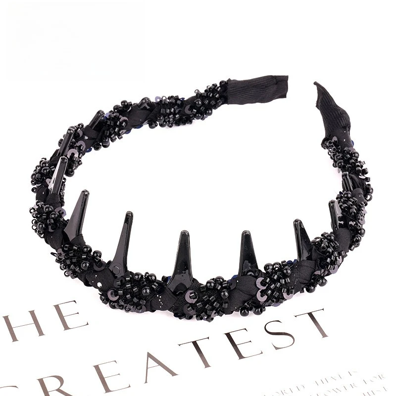 popular New Black with tooth Headbands Fashion Non-slip Hairbands for Women Daily hair tie decoration hair Accessories
popular New Black with tooth Headbands Fashion Non-slip Hairbands for Women Daily hair tie decoration hair Accessories