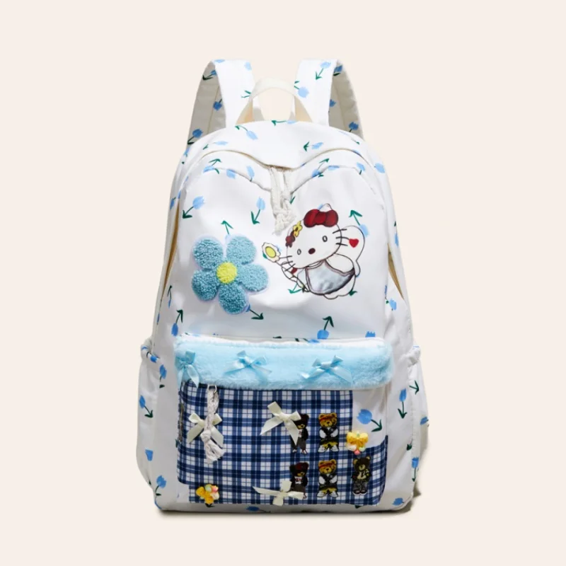 New Cute Hello Kitty Backpack Large Capacity Casual Student Backpack Fresh Style Double Shoulder Bag For School And Travel
New Cute Hello Kitty Backpack Large Capacity Casual Student Backpack Fresh Style Double Shoulder Bag For School And Travel