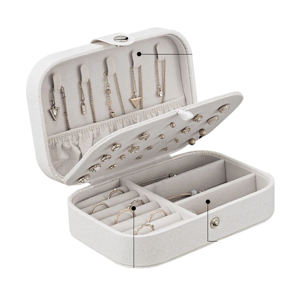 Fashionable Jewelry Storage Box Dustproof Scratch Resistant Two Layer Necklaces Earrings Bracelets Women Girls for necklaces
Fashionable Jewelry Storage Box Dustproof Scratch Resistant Two Layer Necklaces Earrings Bracelets Women Girls for necklaces