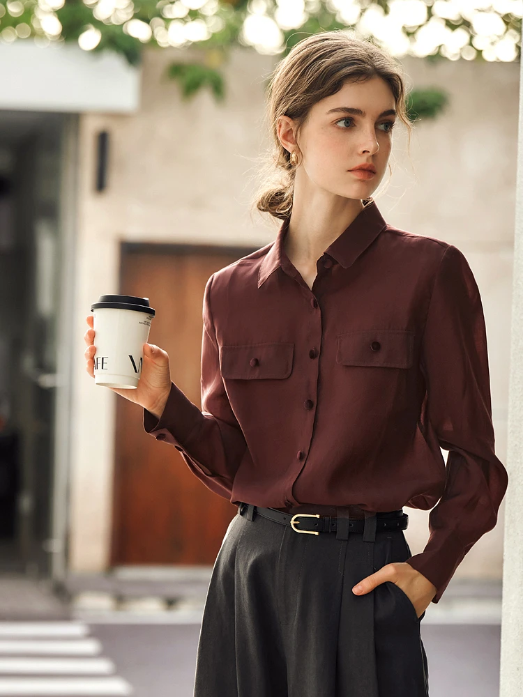 OLrain Dark Plum Womens Shirt 2025 Spring Summer Office Lady Formal Workwear Lapel Long Sleeve Shirts & Blouses M57CC95911
OLrain Dark Plum Womens Shirt 2025 Spring Summer Office Lady Formal Workwear Lapel Long Sleeve Shirts & Blouses M57CC95911