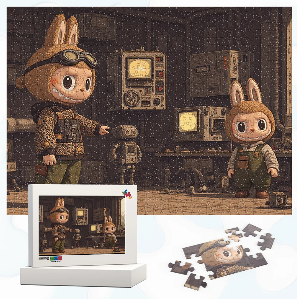 Labubu Steampunk Workshop Jigsaw Puzzles 108/200/300/500/1000/1500 Pieces Cartoon MINISO Games and Puzzles DIY Puzzle Game Toys
Labubu Steampunk Workshop Jigsaw Puzzles 108/200/300/500/1000/1500 Pieces Cartoon MINISO Games and Puzzles DIY Puzzle Game Toys