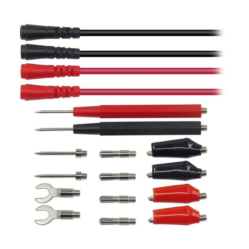 Multimeter Test Leads Kit Replacement Test Wire Set Alligator Clips Banana Plugs Test Probes Banana Plugs For Multimeter
Multimeter Test Leads Kit Replacement Test Wire Set Alligator Clips Banana Plugs Test Probes Banana Plugs For Multimeter