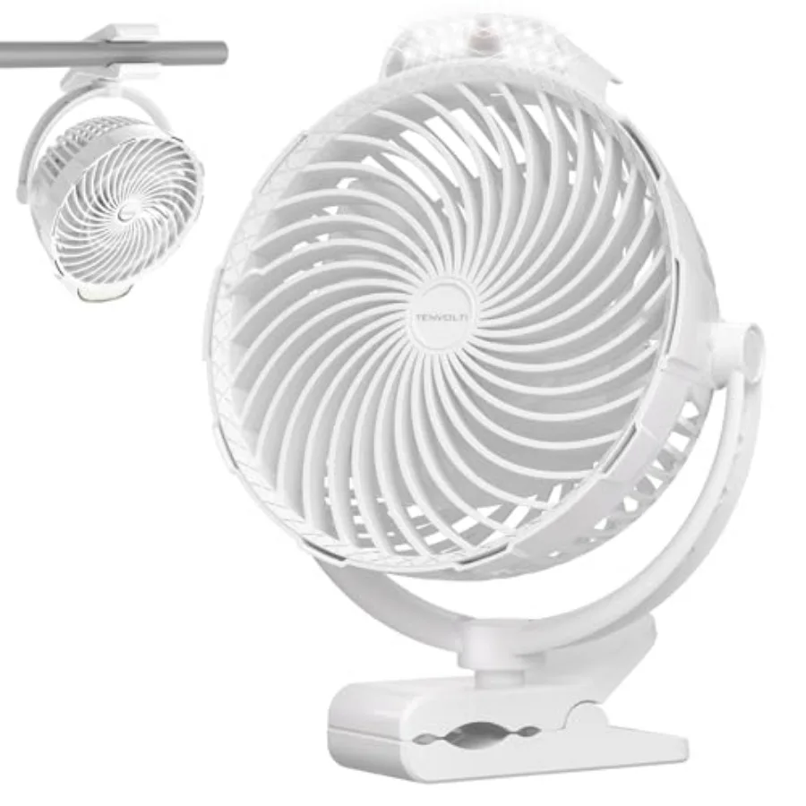 10000mAh Clip on Fan, 8-Inch Golf Cart Fan Rechargeable with LED Light, 9 Speeds Strong Airflow, Ultra Quiet, 30Hrs Runtime, 36
10000mAh Clip on Fan, 8-Inch Golf Cart Fan Rechargeable with LED Light, 9 Speeds Strong Airflow, Ultra Quiet, 30Hrs Runtime, 36