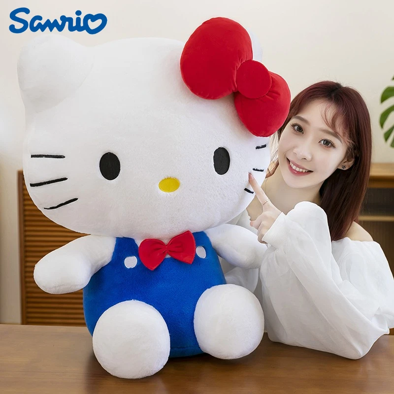 30-65 см большой размер Sanrio Hello Kitty плюшевые игрушки Kawaii мультфильм аниме плюшевые подкладки удобная мягкая кукла детский подарок 
30-65 см большой размер Sanrio Hello Kitty плюшевые игрушки Kawaii мультфильм аниме плюшевые подкладки удобная мягкая кукла детский подарок