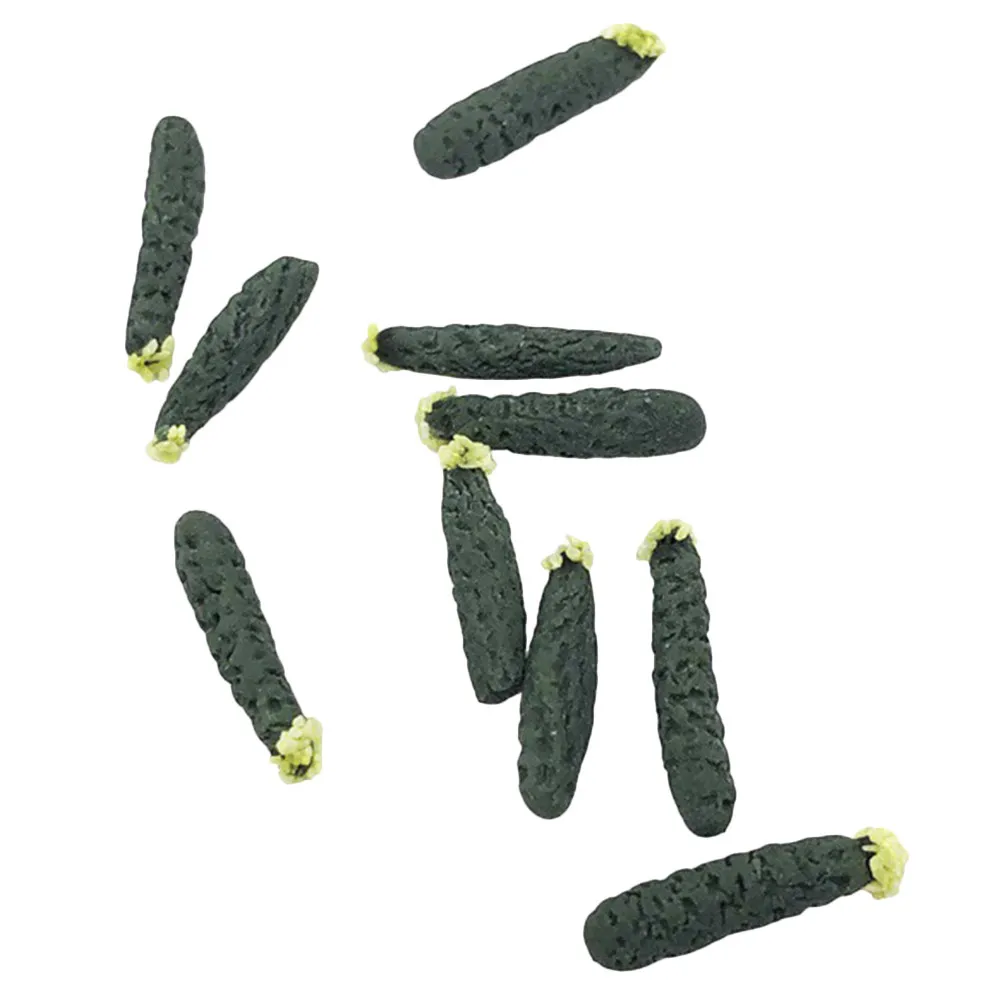 10Pcs Mini Simulation Cucumber Miniature Vegetable Pretend Play Food Mini House Kitchen Decor Dollhouse Accessories
10Pcs Mini Simulation Cucumber Miniature Vegetable Pretend Play Food Mini House Kitchen Decor Dollhouse Accessories