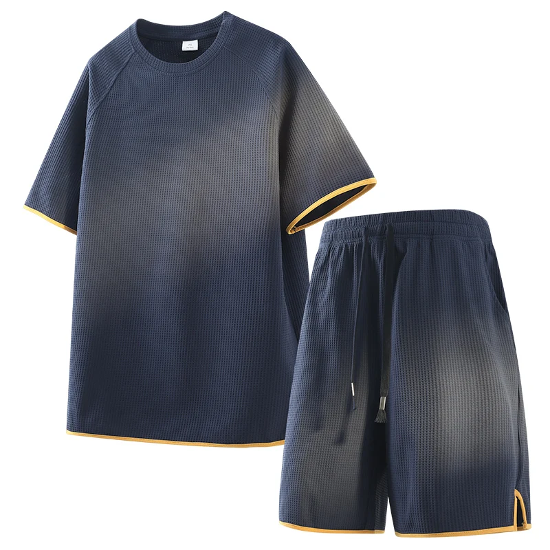 Men's Casual 2-Piece Sportswear Set Streetwear Fashion Tracksuit T-Shirts and Pants Beachwear Summer Sweatshirt T-Shirts Set New
Men's Casual 2-Piece Sportswear Set Streetwear Fashion Tracksuit T-Shirts and Pants Beachwear Summer Sweatshirt T-Shirts Set New