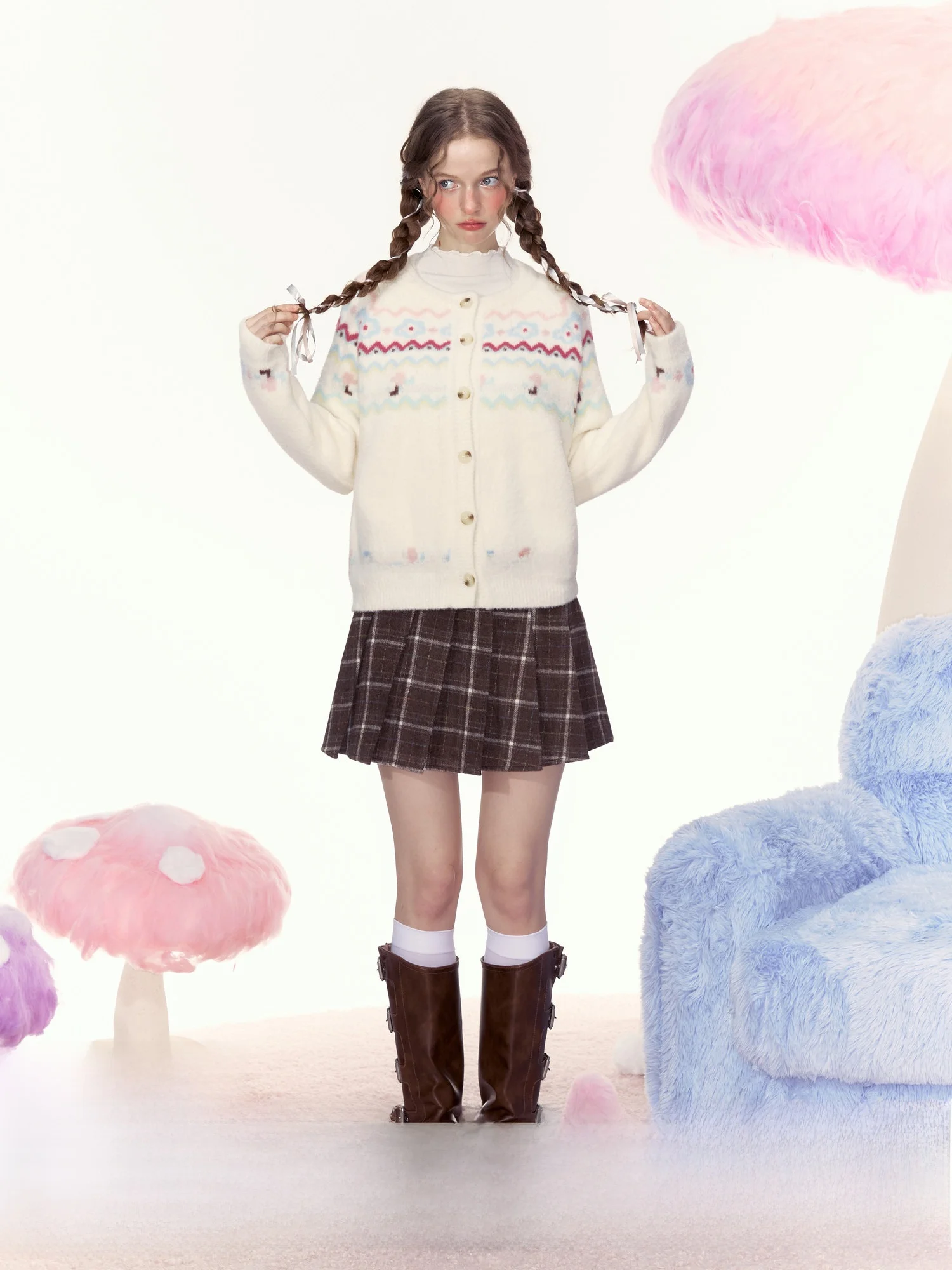 Свободный вязаный кардиган AYF North Island Meeting, женский милый ленивый свитер, осенне-зимний модный женский трикотаж
Свободный вязаный кардиган AYF North Island Meeting, женский милый ленивый свитер, осенне-зимний модный женский трикотаж