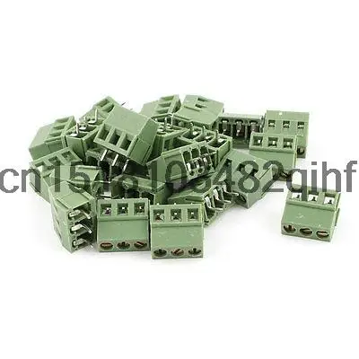 20 x 3-контактный 5-мм 3-позиционный винтовой клеммный блок для печатной платы, зеленый, 300 В, 10 А
20 x 3-контактный 5-мм 3-позиционный винтовой клеммный блок для печатной платы, зеленый, 300 В, 10 А