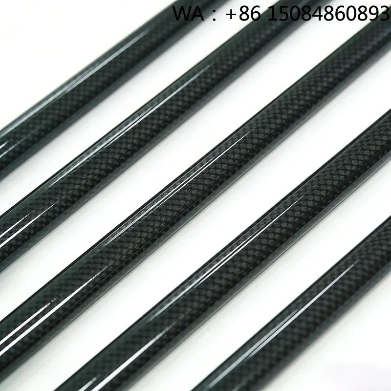 3K Plain Twill Carbon Fiber Tube, Corrosion Resistant Durable, Custom Dimensions Light Strength Sports Pipe
3K Plain Twill Carbon Fiber Tube, Corrosion Resistant Durable, Custom Dimensions Light Strength Sports Pipe