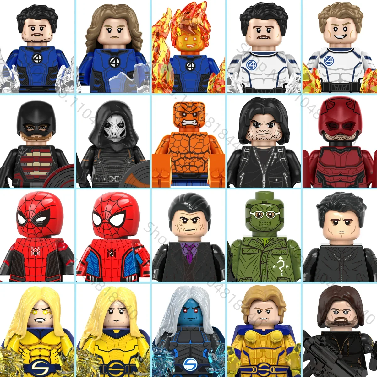 Marvel Reed Richards Sentry Arthur Curry Silver Surfer children's toys gifts Mini anime building bricks blocks
Marvel Reed Richards Sentry Arthur Curry Silver Surfer children's toys gifts Mini anime building bricks blocks