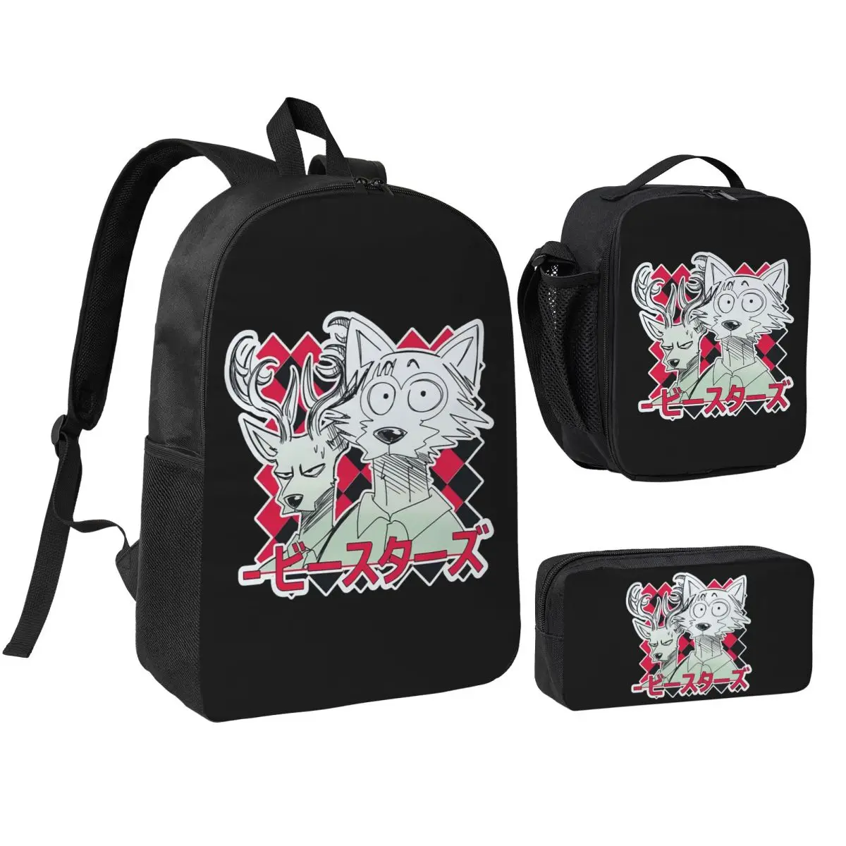 Beastars Backpack Student BookBag School Bag Shoulder Bags 3ps Insulated Lunch Bag Pencil Case
Beastars Backpack Student BookBag School Bag Shoulder Bags 3ps Insulated Lunch Bag Pencil Case